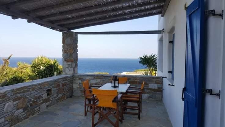 Syros Apartments Suites Chryssonisos Kini エクステリア 写真
