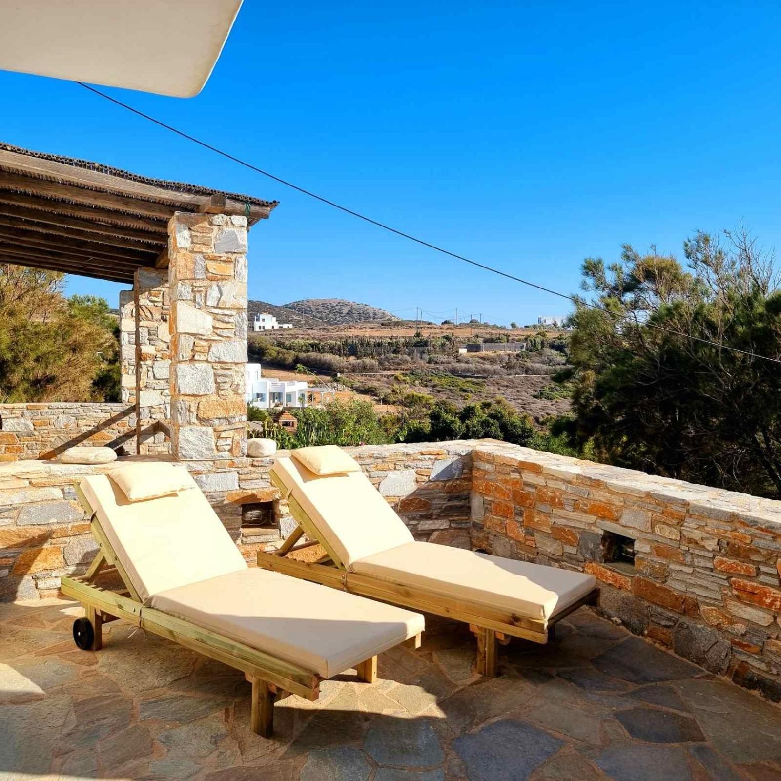 Syros Apartments Suites Chryssonisos Kini エクステリア 写真