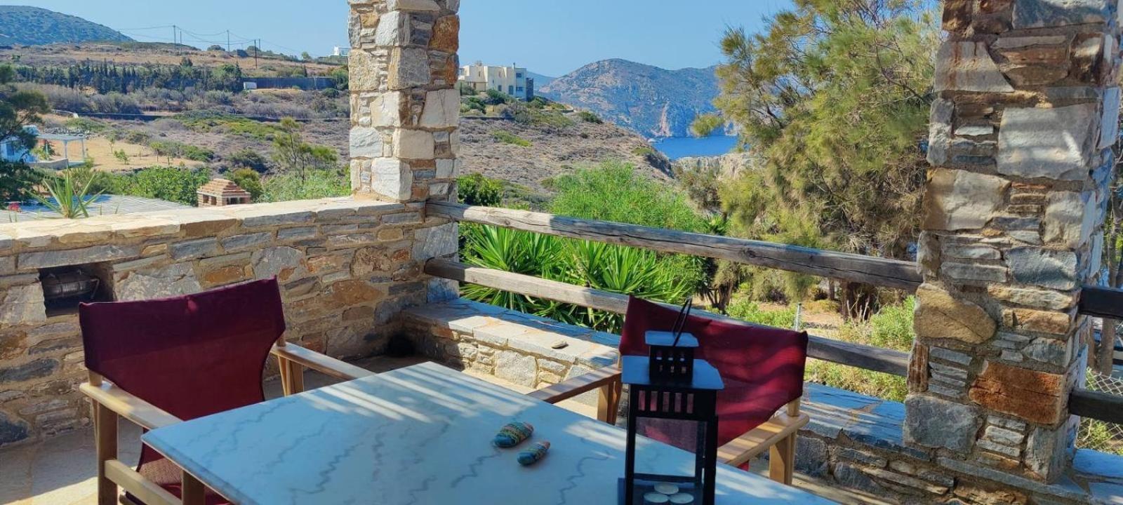 Syros Apartments Suites Chryssonisos Kini エクステリア 写真