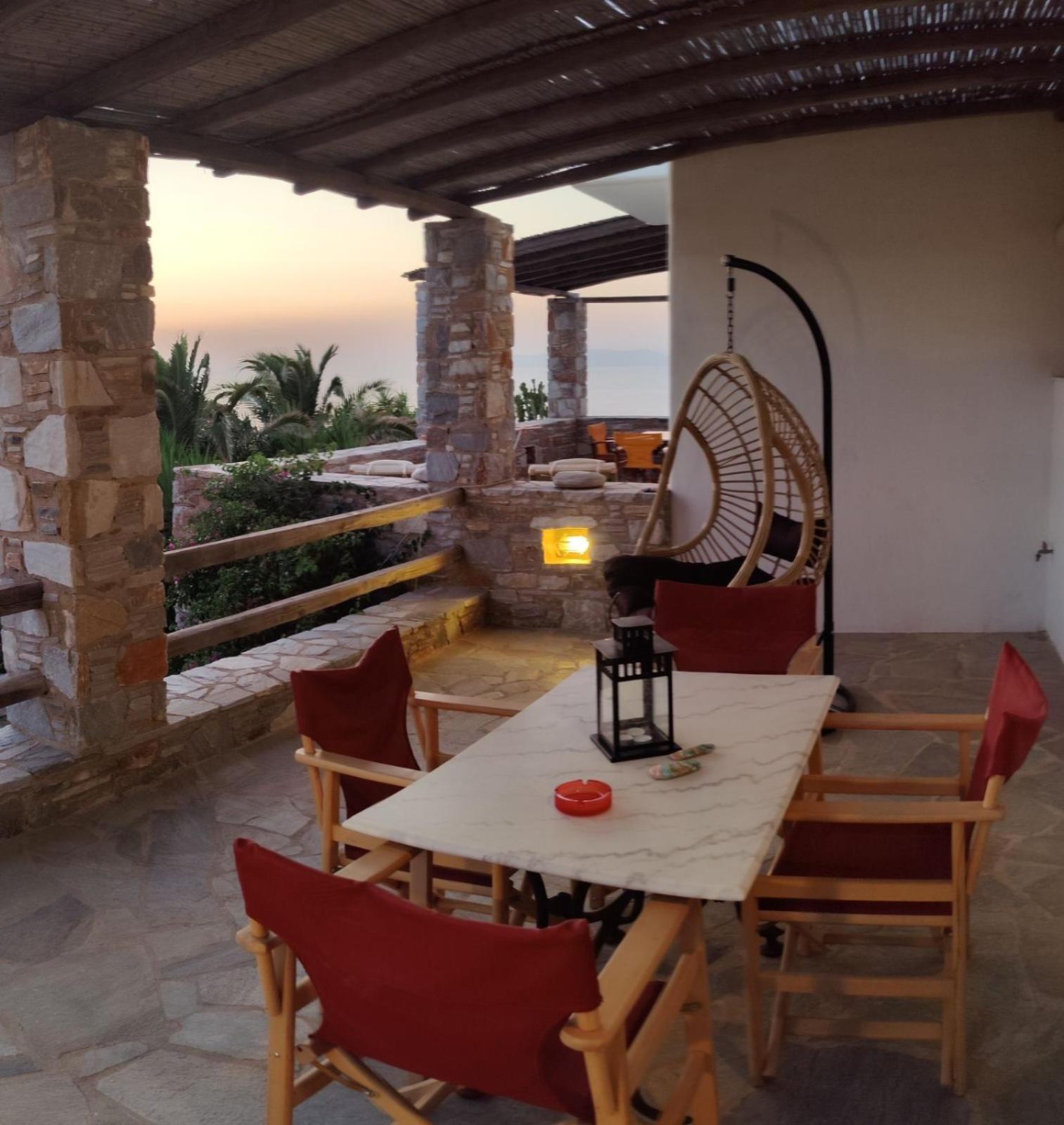 Syros Apartments Suites Chryssonisos Kini エクステリア 写真