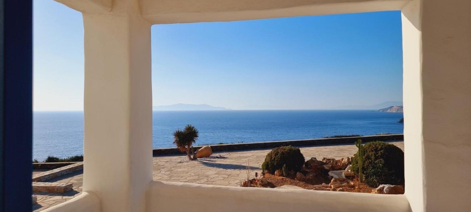 Syros Apartments Suites Chryssonisos Kini エクステリア 写真