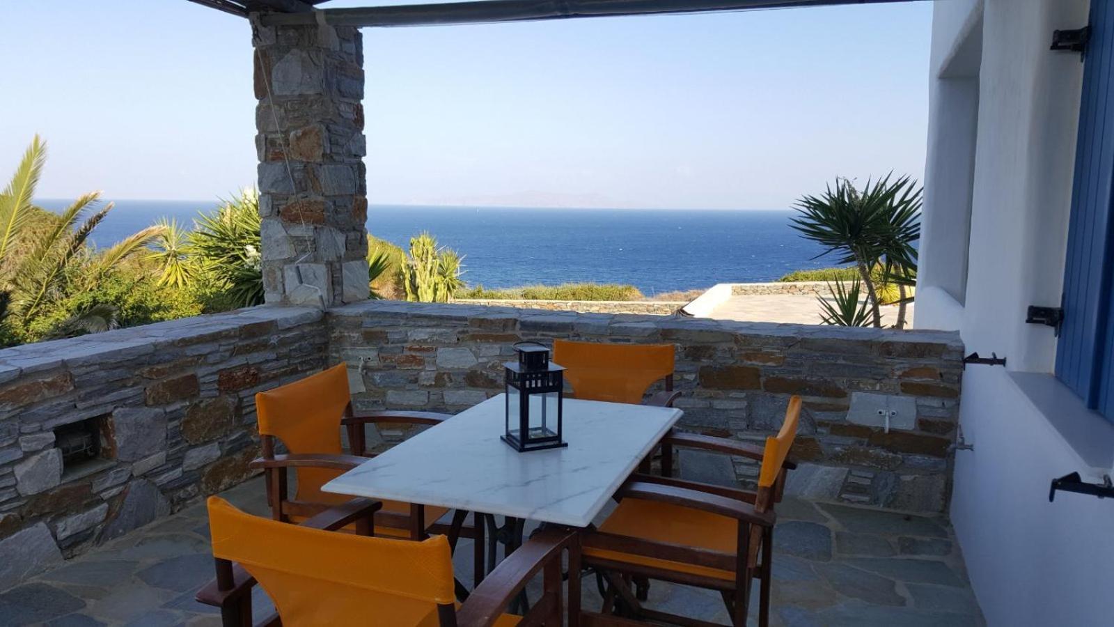 Syros Apartments Suites Chryssonisos Kini エクステリア 写真