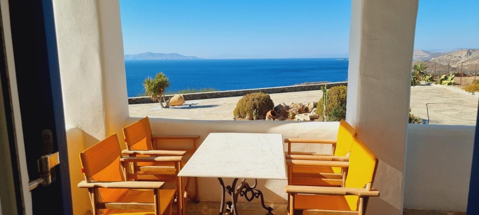 Syros Apartments Suites Chryssonisos Kini エクステリア 写真
