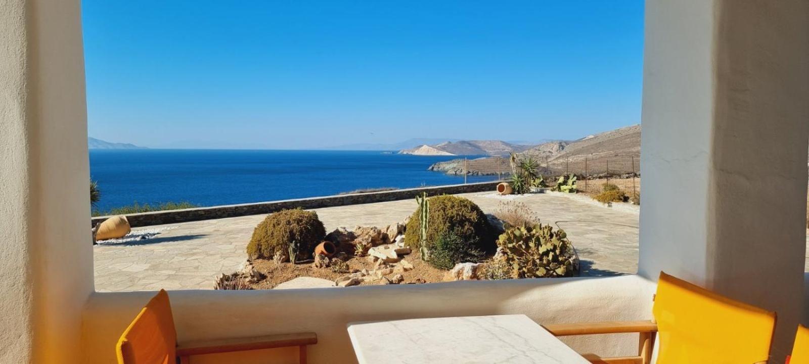 Syros Apartments Suites Chryssonisos Kini エクステリア 写真