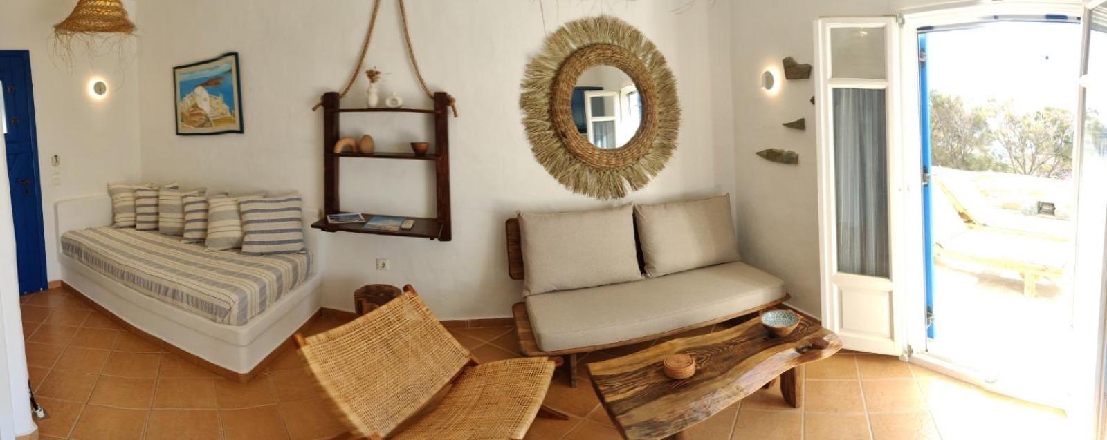 Syros Apartments Suites Chryssonisos Kini エクステリア 写真